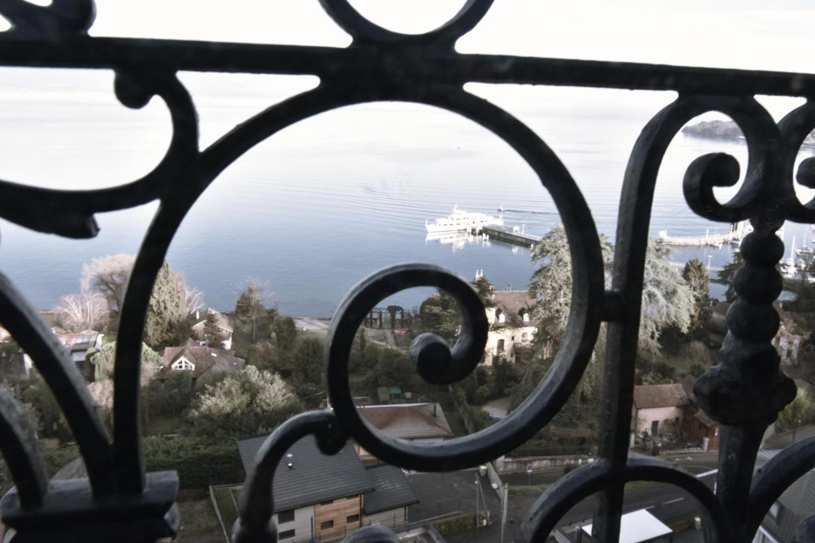 Appartement Avec Vue 180 Sur Le Lac Leman Thonon-les-Bains Esterno foto